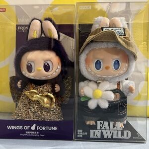 Labubu The Monsters 3x Let's Checkmate, Fall in the Wild, Wings of Fortune Dolls